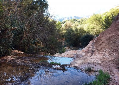 Imoulass-piscine naturelle creusée dans le calcaire