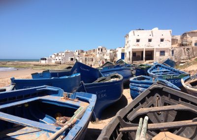 Tifnit-barques de pêcheurs