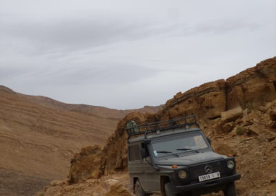 Mercedes classe G_foum zguid à tazenacht par la piste-on est passé