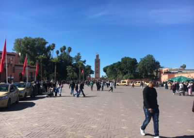 Marrakech-parking Koutoubia